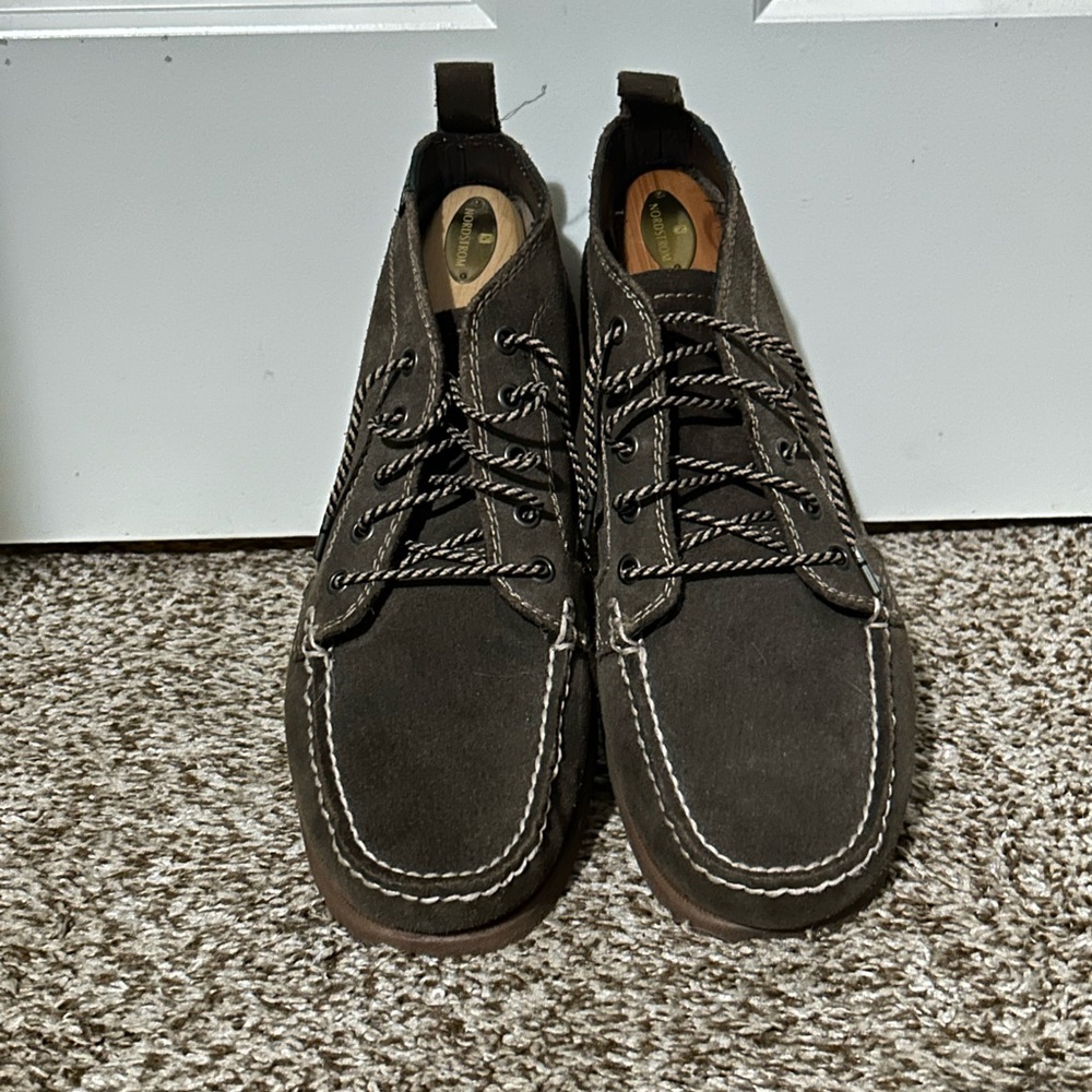 Men's Eastland Seneca Brown Suede Camp Moc, Memory Foam- size 9